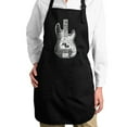 thumbnail image 1 of Full Length Word Art Apron - Bass Guitar, 1 of 2