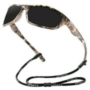 Full Lens Polarized Reading Sunglasses for Men Driving Wrap Around Sports Square Presbyopia Reader Outdoor Magnifying Safety Goggles