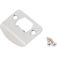 thumbnail image 1 of Stone Harbor Hardware Full Lip 1/4" Round Corner Strike Plate, 2-1/4 Inches, 1-5/8" Center-to-Center, Satin Nickel, 1 of 7