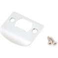 thumbnail image 1 of Full Lip Square Corner Strike Plate, 2-1/4 Inches, 1-5/8" Center-to-Center, Satin Chrome by Stone Harbor Hardware, 1 of 14