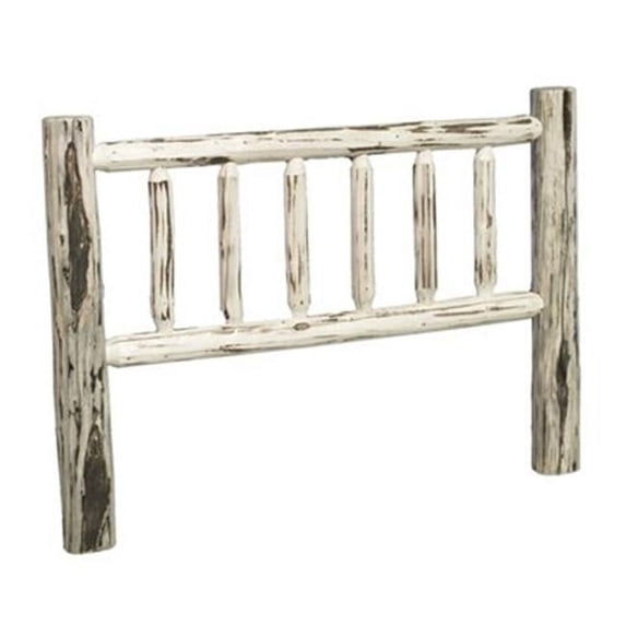 Full Log Headboard - Clear Lacquer