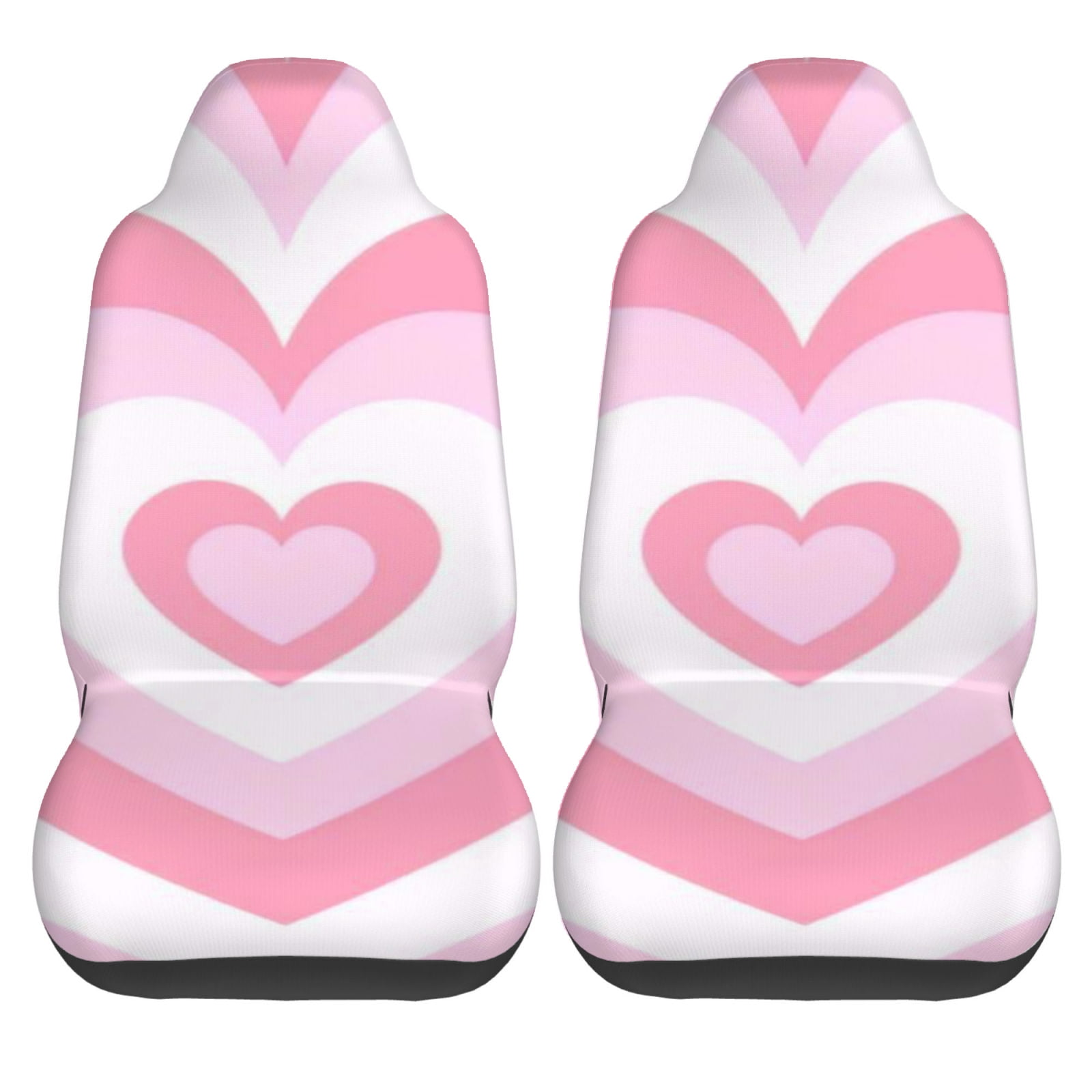 Full Love heart cartoon car accessories Front Seat Covers Set of 2 for Full Love heart cartoon car accessories Front Seat Covers Set of 2 for