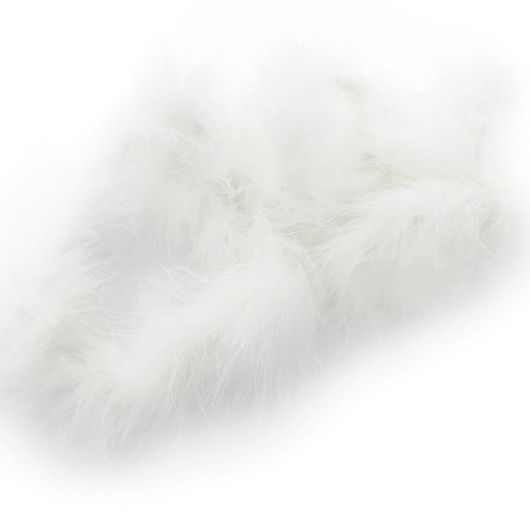 Full Marabou Feather Boa - 2 Yards - White