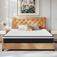 Crystli Full Mattress 10 Inch - Hybrid Memory Foam & Innerspring, 100-Night Trial