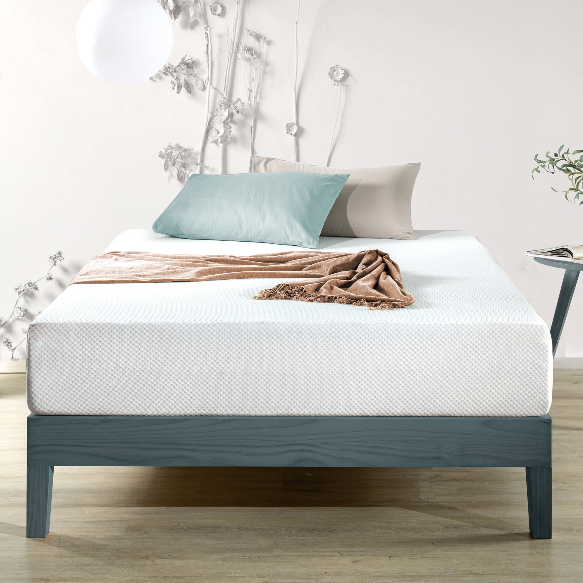 Full Mattress 10" Memory Foam Green Tea Fresca® by Zinus, Adult