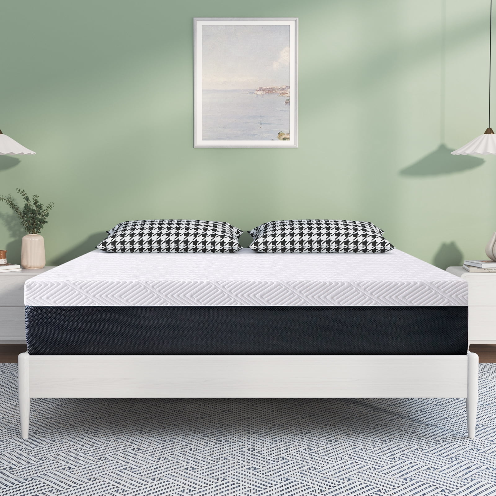 Full Mattress, Lecuneey 10 inch Full Size Medium Firm Memory Foam Mattress in a Box, Breathable & Comfortable