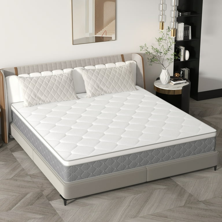 Full Mattress 14 inch Pocket Springs with Gel Memory Foam Hybrid Mattresses in a Box Walmart