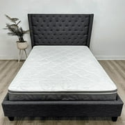 Full Mattress - 6 Inch Cool High Density Comfort Organic Foam Mattress - Breathable - Medium Firm - Oliver & Smith