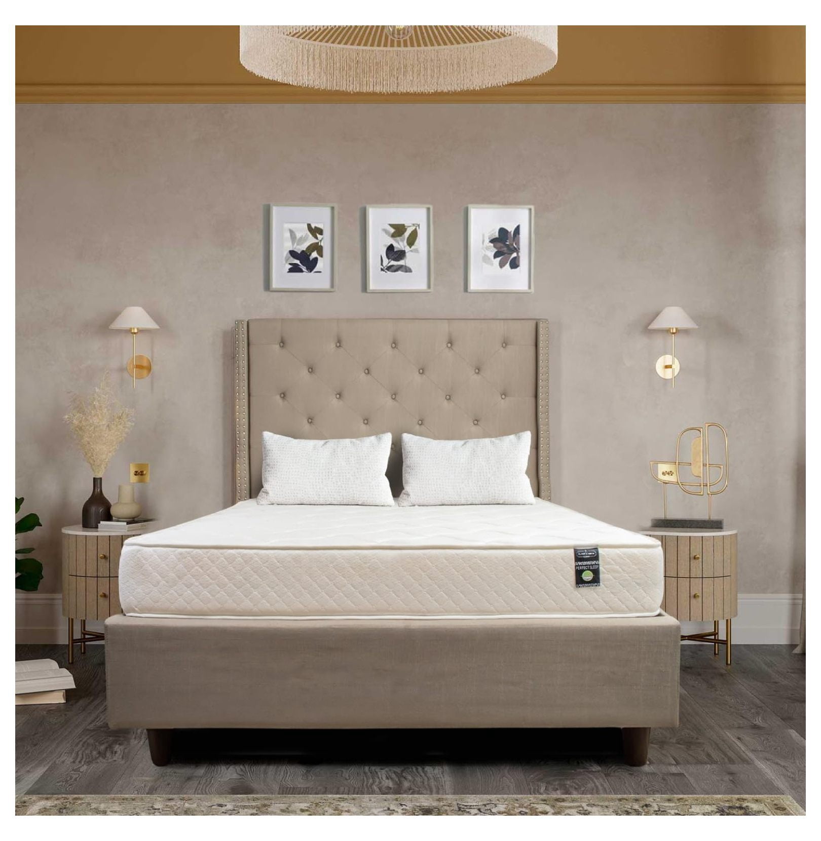 Full Mattress 6 Inch Full Size Mattress High Density Reflex Support Layer & Visco-Elastic Comfort Foam with Premium Polyester Cover Eco-Friendly Breathable Firm Mattress Full Size