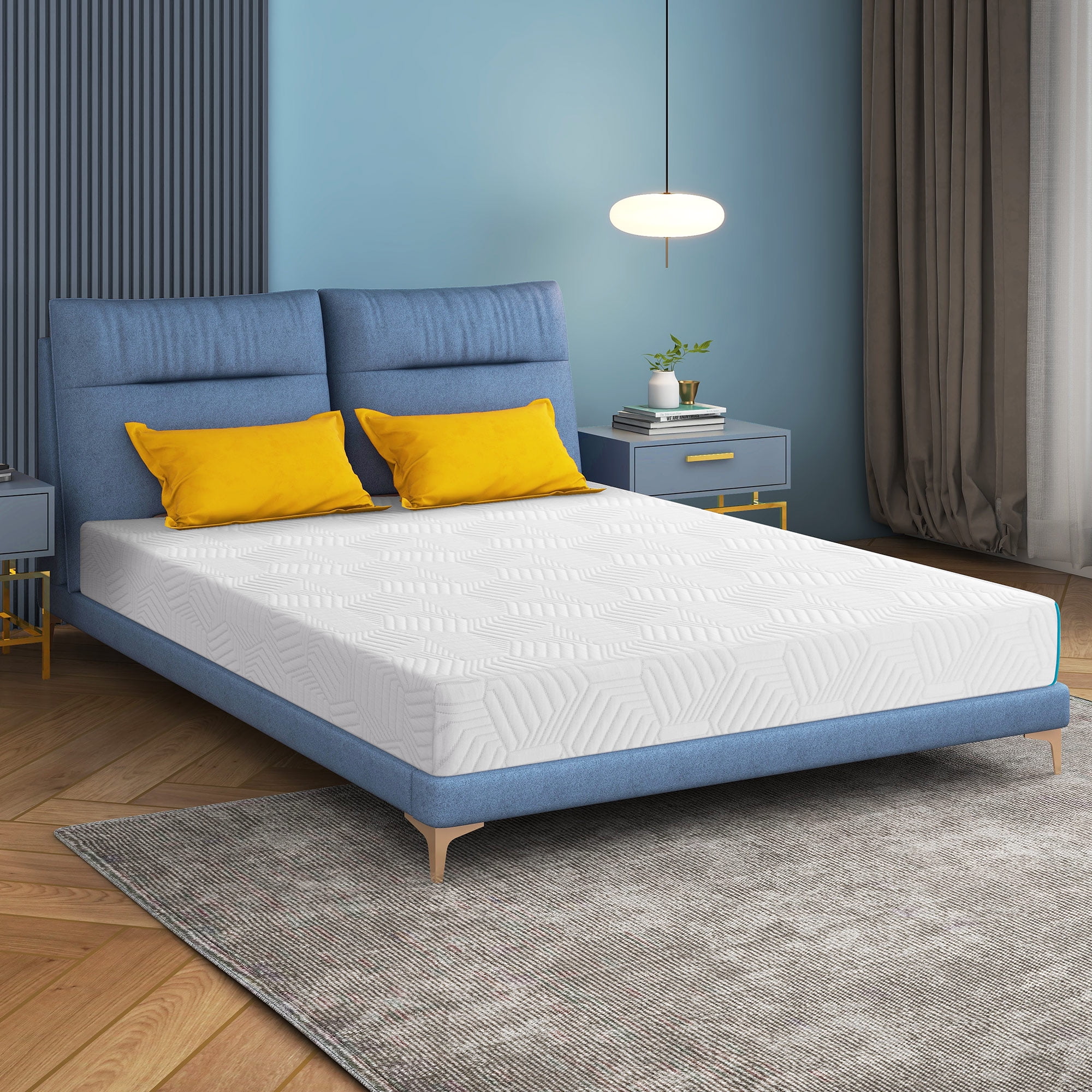 Full Mattress 8 inch Gel Memory Foam Full Size Mattress for Pressure Relief Mattress in a Box