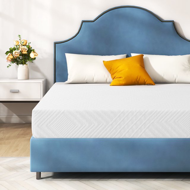 Full Mattress, 8 inch Gel Memory Foam Mattresses for Back & Pressure