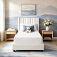 thumbnail image 1 of Full Mattress, 8 inch Memory Foam Mattress Bed in a box, with Green Tea Cool, Medium, Made in USA, 1 of 7
