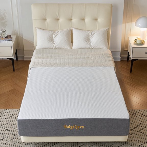 Babyqueen Full Mattress 6 inch Gel Memory Foam Mattress, Medium Firm for Edge Support & Pressure Relief, Motion Isolation, Certipur-US Certified