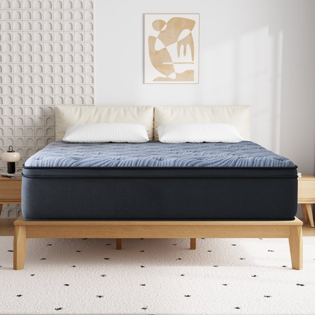 Full Mattress, Madinog 12 inch Hybrid Mattress Medium Firm Innerspring