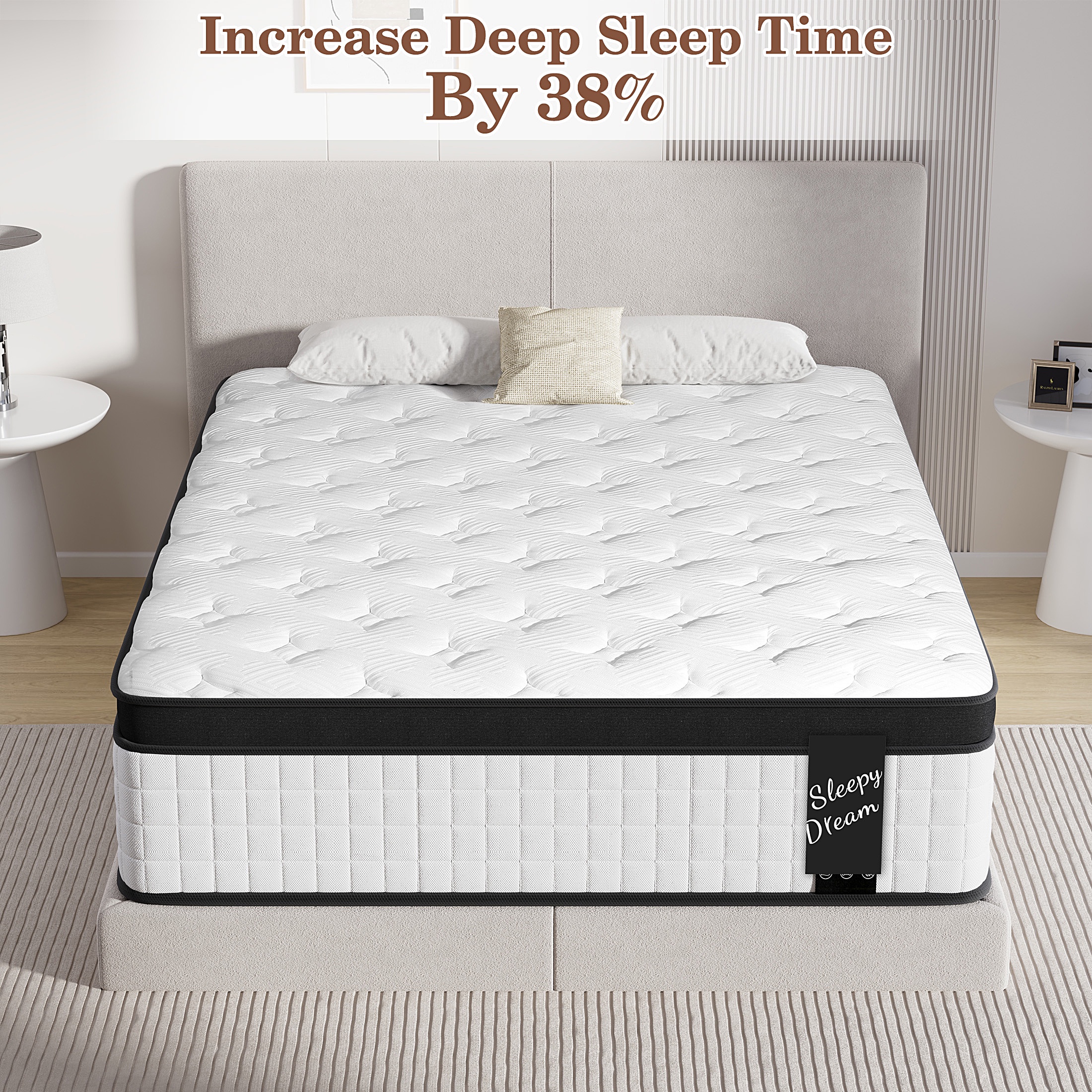 Full Mattress, UHOMEPRO 12 inch Memory Foam Mattress in a Box, Cool ...