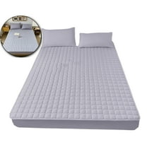 Full Mattress Pads Fitted, Mattress Cover Padded, Quilted Mattress Pad, Bed Mattress Cover, Machine Washable Mattress Protector, Mattress Cover(Gray)