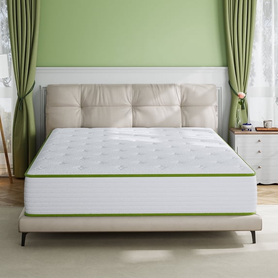 POSMOND 12 inch Full Hybrid Mattress, Medium Firm , Motion Isolation, CertiPUR-US Certified, Bed-in-a-Box