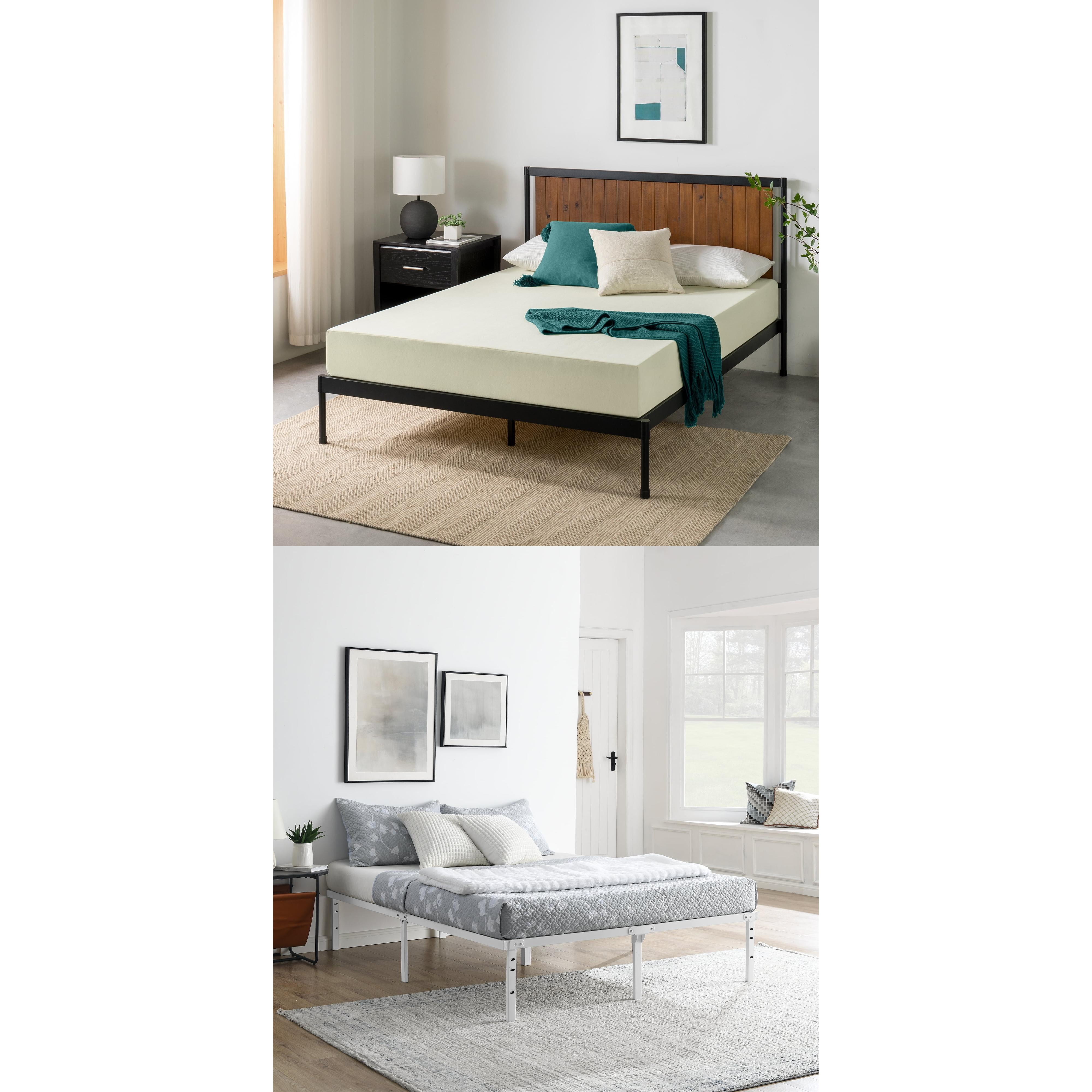 Memory Foam Mattress And Bed Frame Set