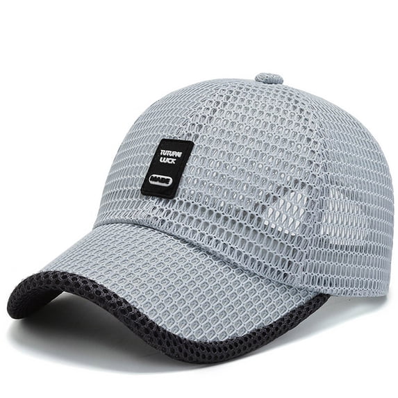 Full Mesh Tulle Baseball Cap for Men Women, Breathable Sheer Sun Hat, Quick Dry Performance Sport Cap Lightweight Summer Gorras Para Hombres