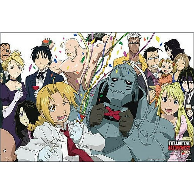 Full Metal Alchemist Characters Celebration Anime Paper Poster GE