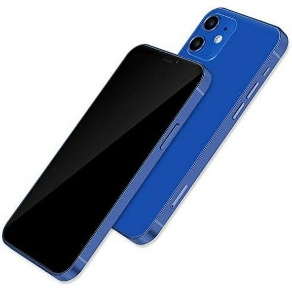 [Full Metal] Dummy Phone Display Model Compatible with Phone 12 Pro Max 12 Mini Non-Working Upgraded Metal Frame (12 Blue blackscreen)