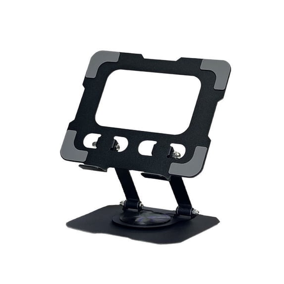Full Metal Foldable 360° Rotating Tablet Stand Holder Desktop Tablet Stand Holder for Gaming Live Streaming Tablet Stand Holder for iPad Pro Tabs Kindle and More