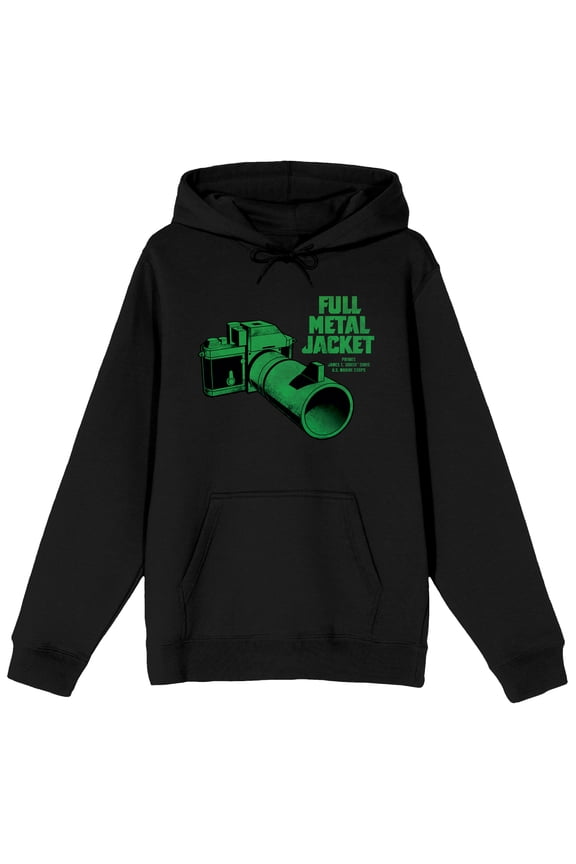Full Metal Jacket DSLR Camera Adult Black Graphic Hoodie-XXL