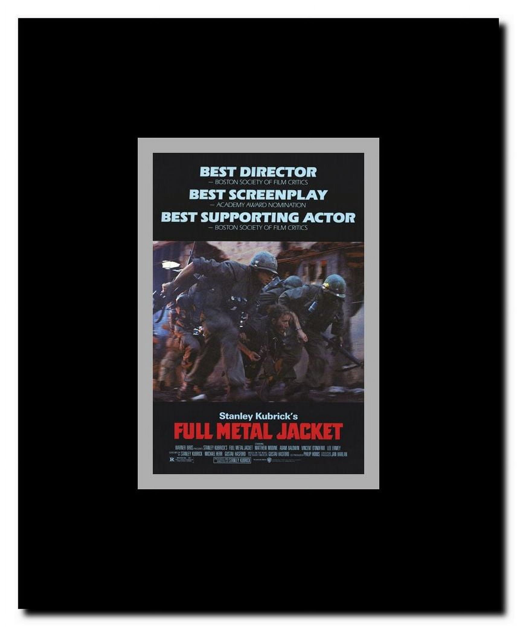 Full Metal Jacket Framed Movie Poster