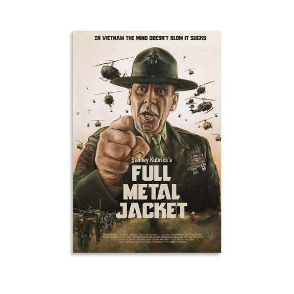 Full Metal Jacket Movie Poster (2) Wall Art Poster Scroll Canvas Painting Picture Living Room Decor Home