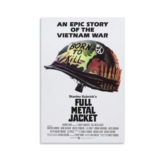 Full Metal Jacket Movie Poster (3) Artworks Picture Print Poster Wall Art Painting Canvas Decor Home Posters