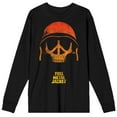 thumbnail image 1 of Full Metal Jacket Skull In Helmet Crew Neck Long Sleeve Men's Black Tee
-XS, 1 of 4