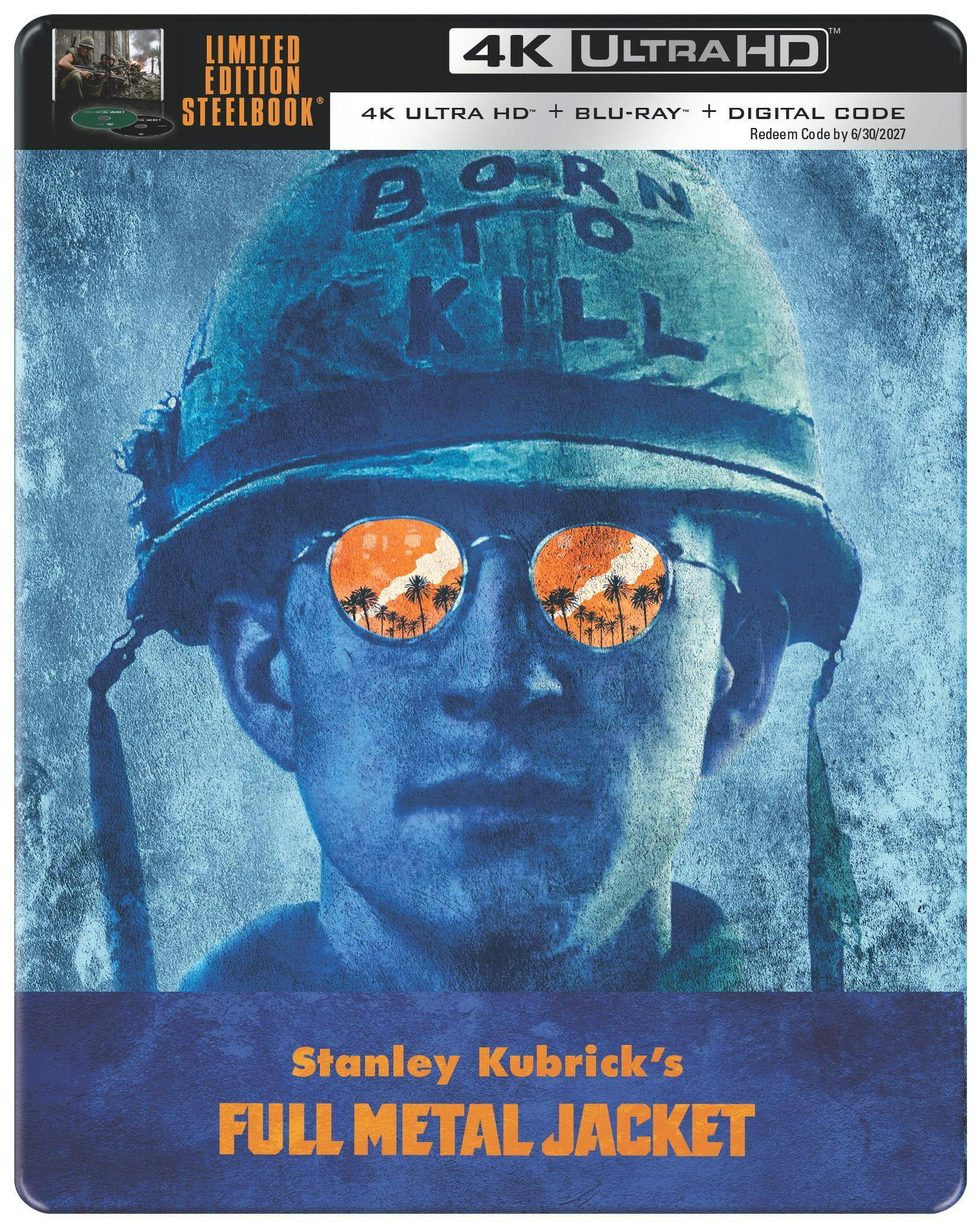 Full Metal Jacket (Steelbook) (4K Ultra HD + Blu-ray + Digital Copy), Drama, Warner Bros.