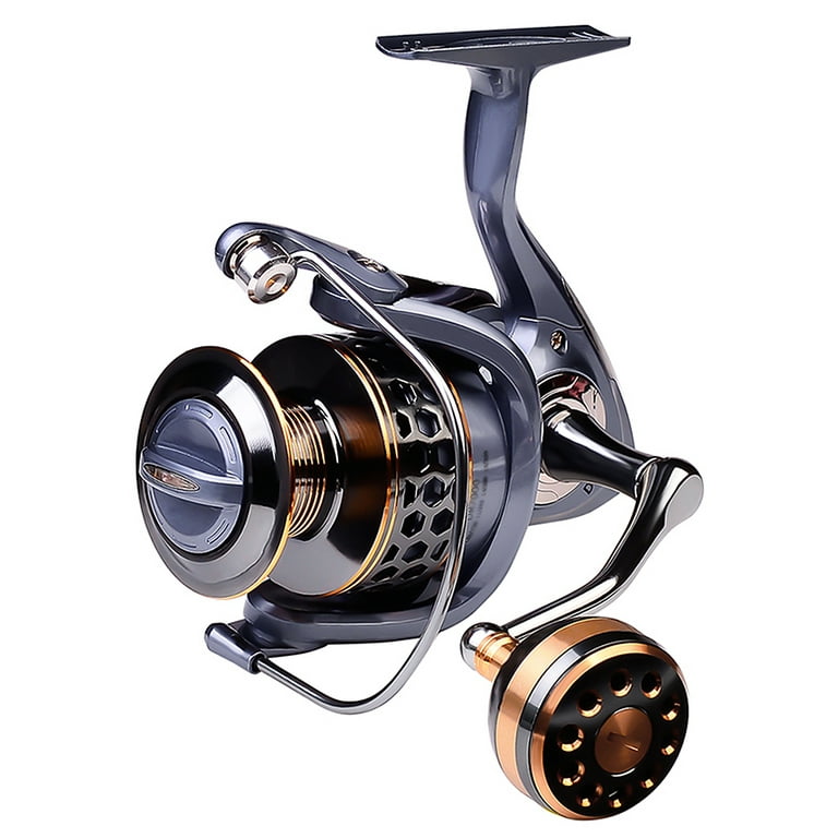 Full Metal Spool Fishing Reel Left Right Interchangeable Handle, High  Stopping Power