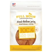 FULL MOON  All Natural Human Grade Dog Treats, Sliced Chicken Jerky, 12 Ounce, Dry, Jerky Treats
