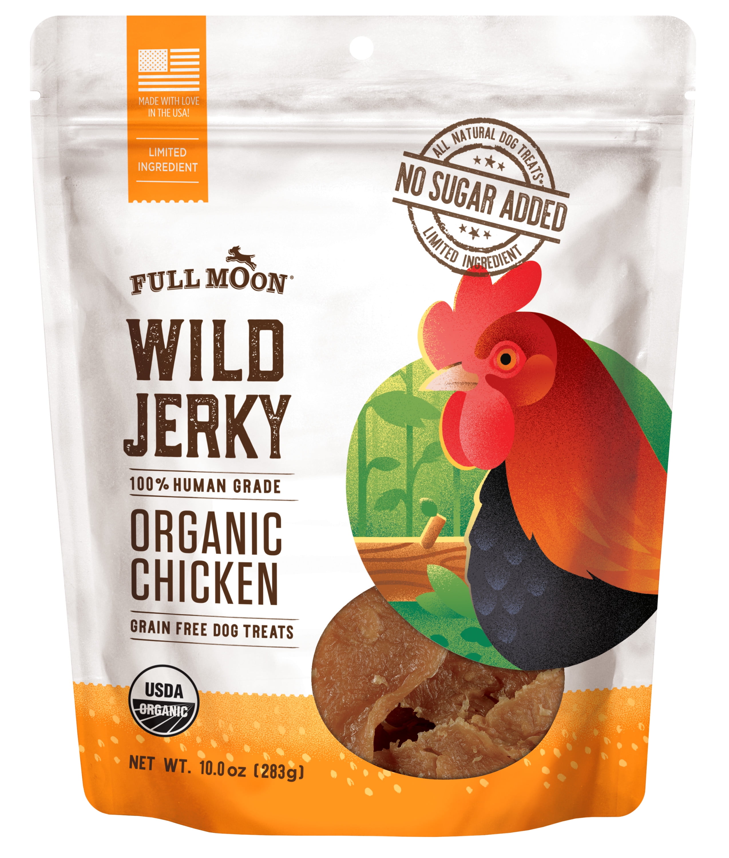 Organic chicken 2024 jerky for dogs