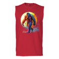 thumbnail image 1 of Full Moon Bigfoot Men's Muscle Shirt Hiking Sasquatch Hide and Seek Champion, 1 of 7