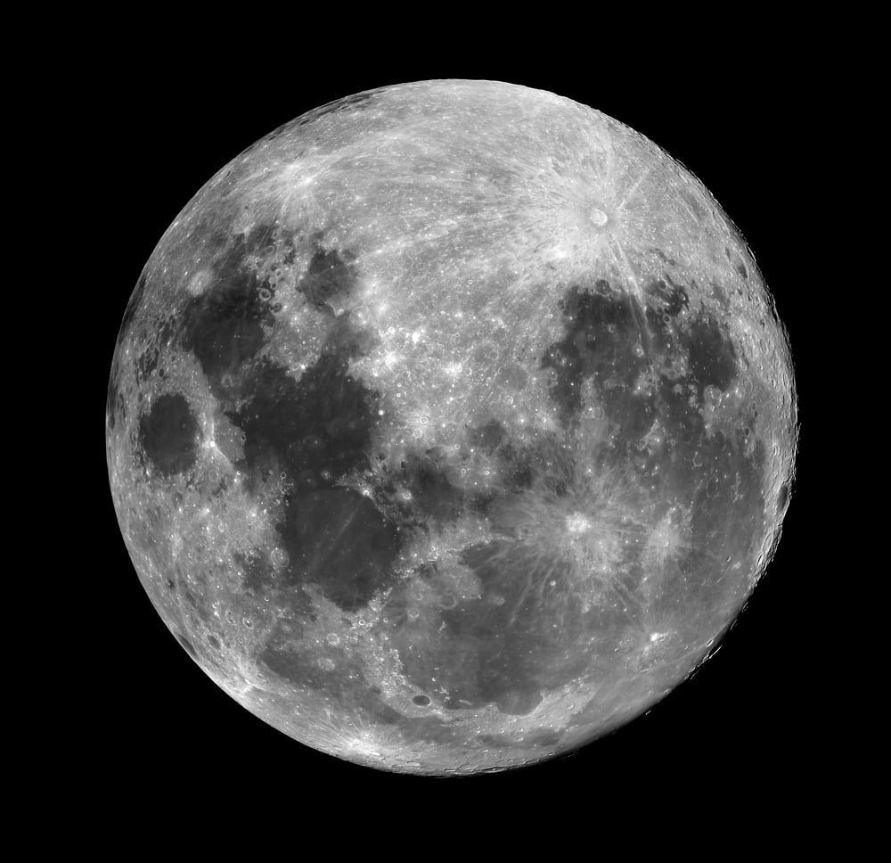 Full Moon Canvas Art - Robert GendlerStocktrek Images (28 x 27)