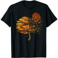 thumbnail image 1 of Full Moon Flock Of Birds Tree Outdoor Wildlife Nature Forest T-Shirt, 1 of 5