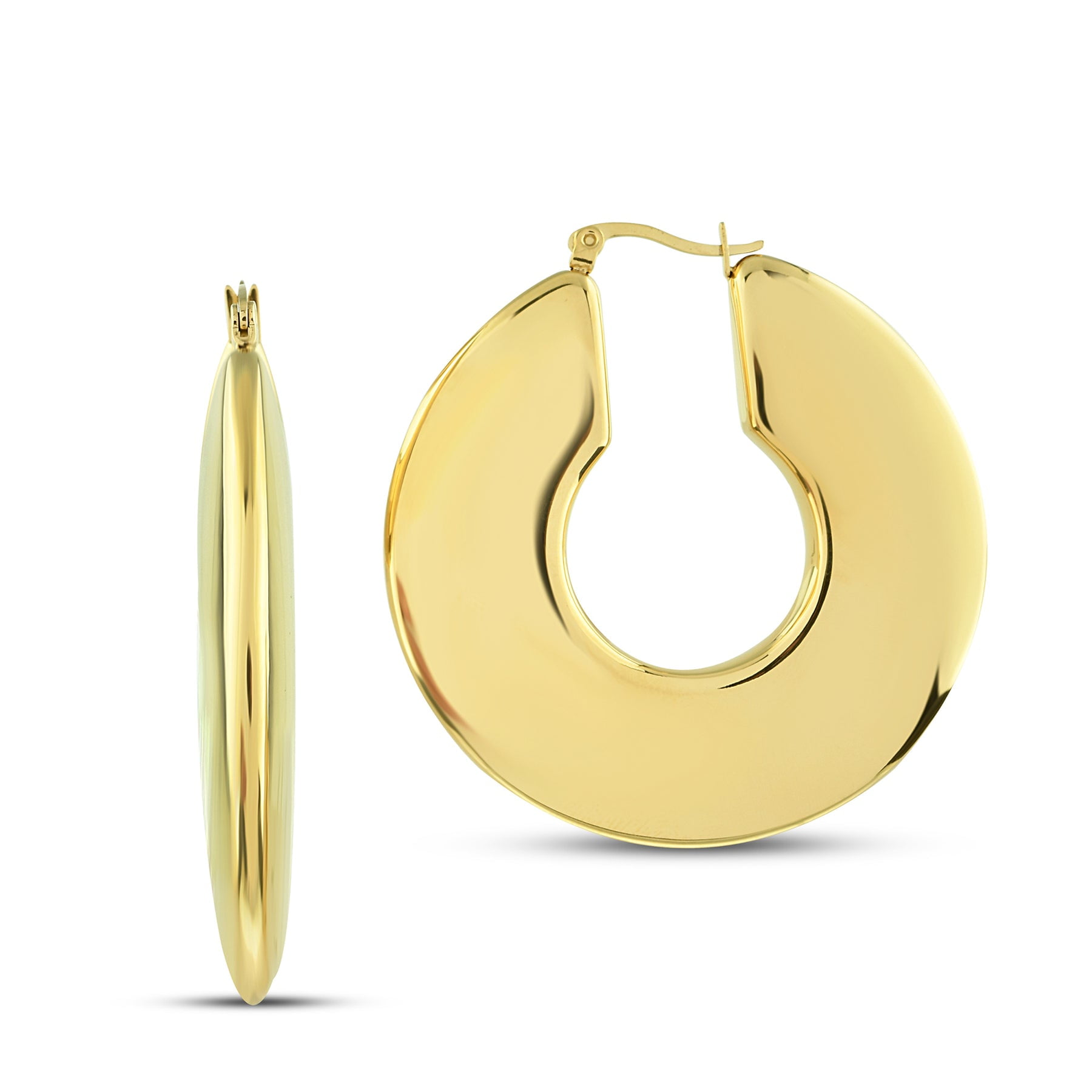 Full circle shop hoop earrings