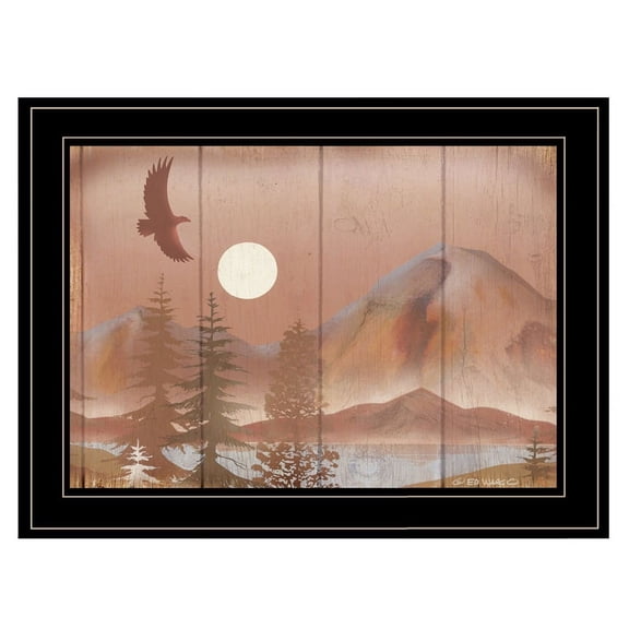 Full Moon I By Ed Wargo Printed Framed Wall Art Wood Multi-Color