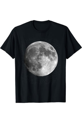 Full Moon Luna Astronomy Space Galaxy Stars T-shirt T-Shirt