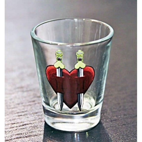 Full Moon Pictures: Haunted Casino: Hearts: Shot Glass