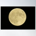 thumbnail image 1 of Full Moon Poster Wall Art, Modern Wall Decor, 12x18 UNFRAMED, 1 of 2