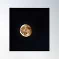 thumbnail image 1 of Full Moon Poster Wall Art, Modern Wall Decor, 24x36 UNFRAMED, 1 of 3