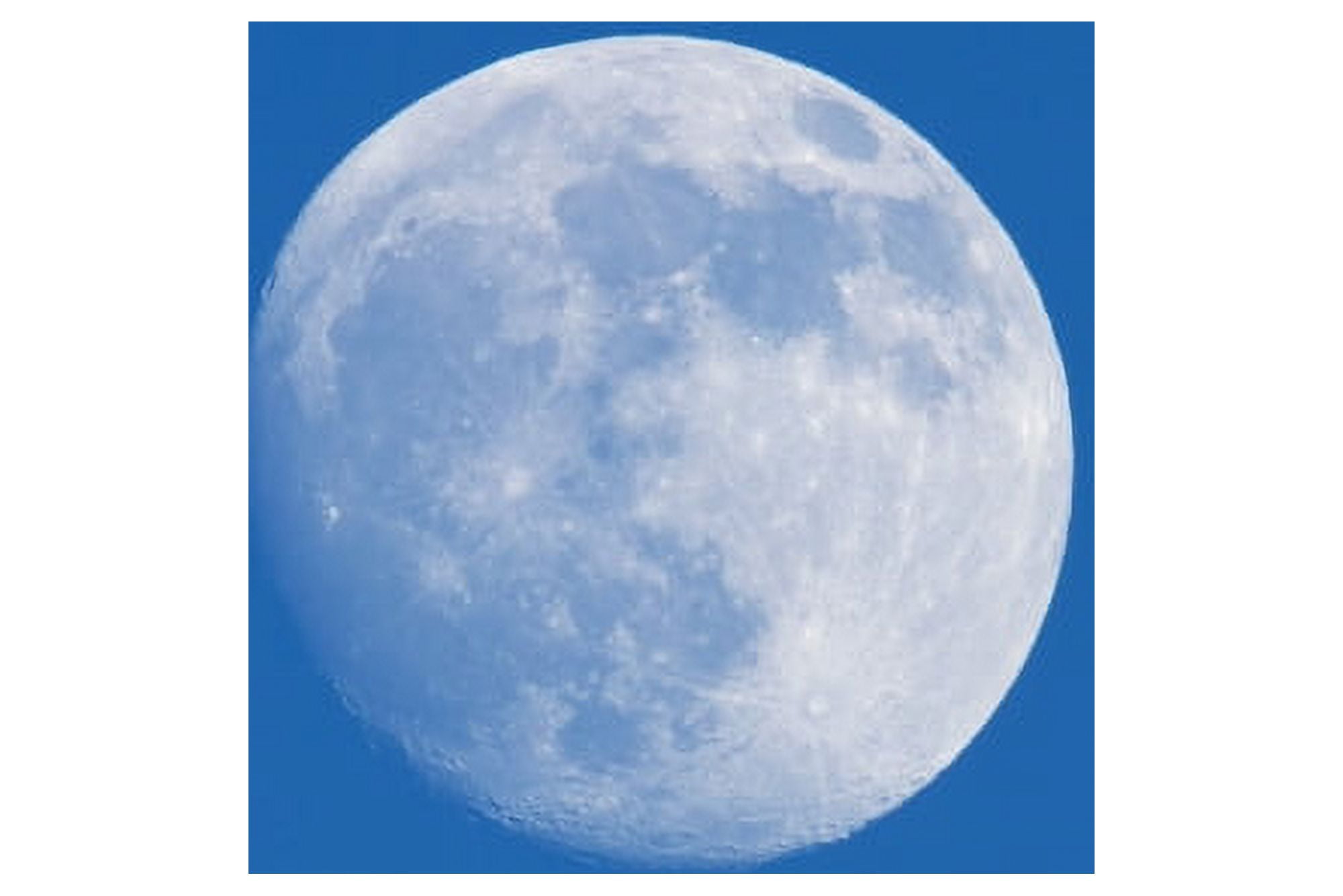 Full Moon Sky Photographed Over The City Of Montreal Quebec Canada Canvas Art - Philippe Henry Design Pics (17 x 11)