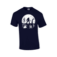 thumbnail image 1 of Full Moon Urban Legends BigFoot Loch Ness Monster Aliens Folklore Mystery  Short Sleeve Men's Graphic T-Shirt-Navy-5xl, 1 of 1