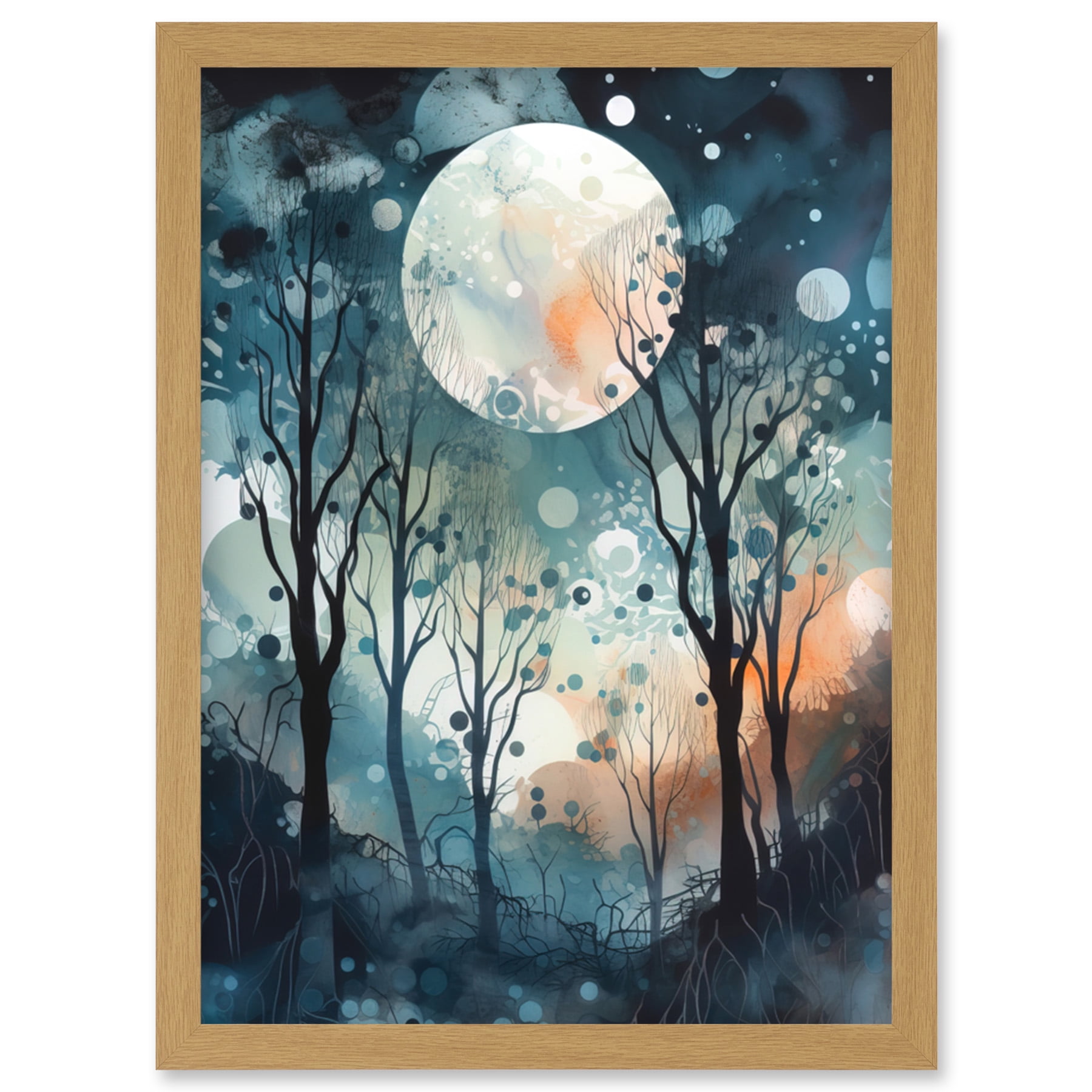 Full-Moon-Winter-Forest-
