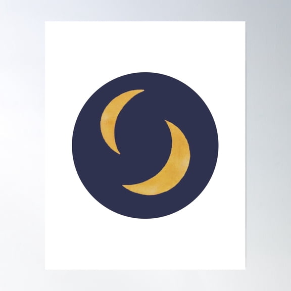 Full Moon Wolf Magical Lunar Cycle Art Poster Wall Art, Modern Wall Decor, 8x12 UNFRAMED