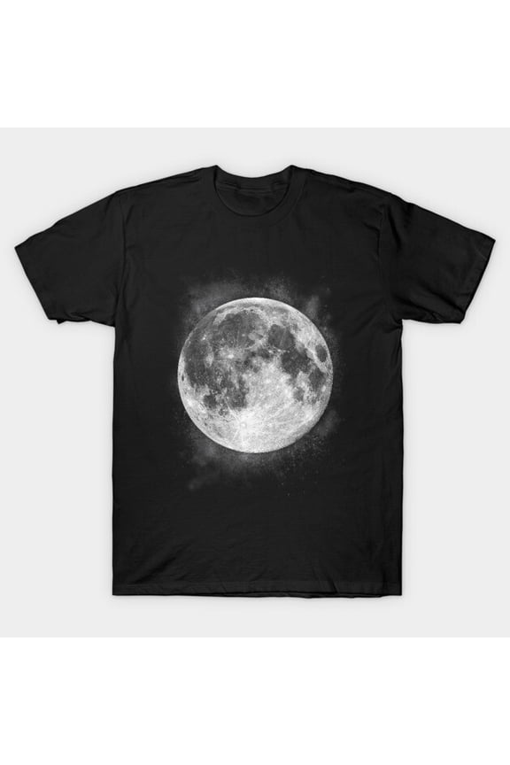 Full Moon and Stars Night Sky Celestial Graphic G3223 Unisex T-Shirt, Up to Size 5XL