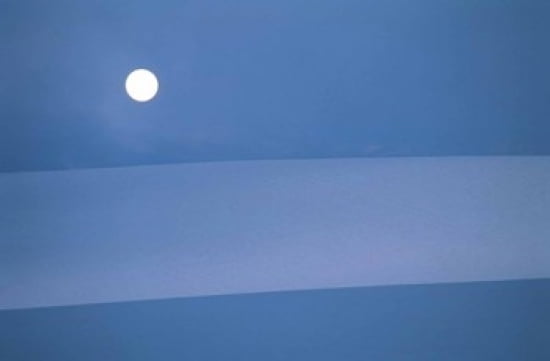Full Moon in Sky Canvas Art - Panoramic Images (24 x 16)